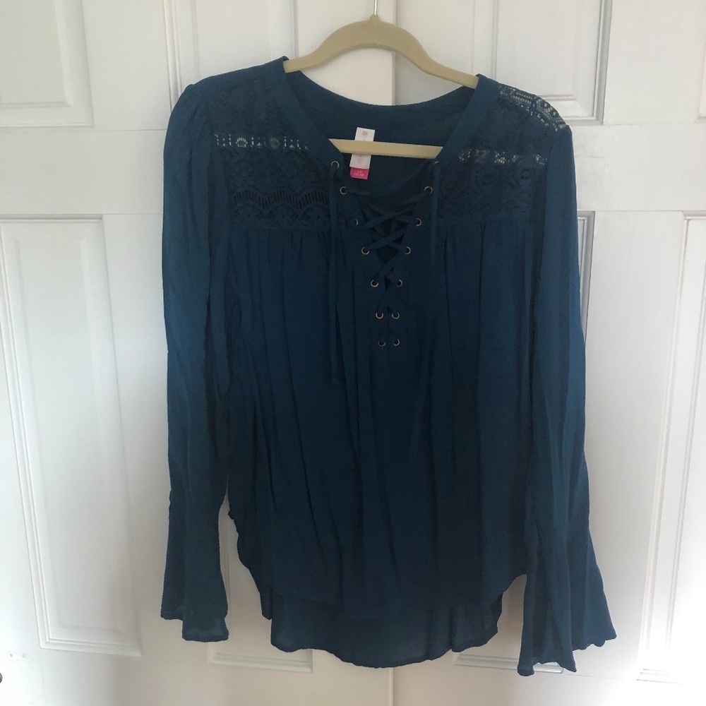 Teal Blouse